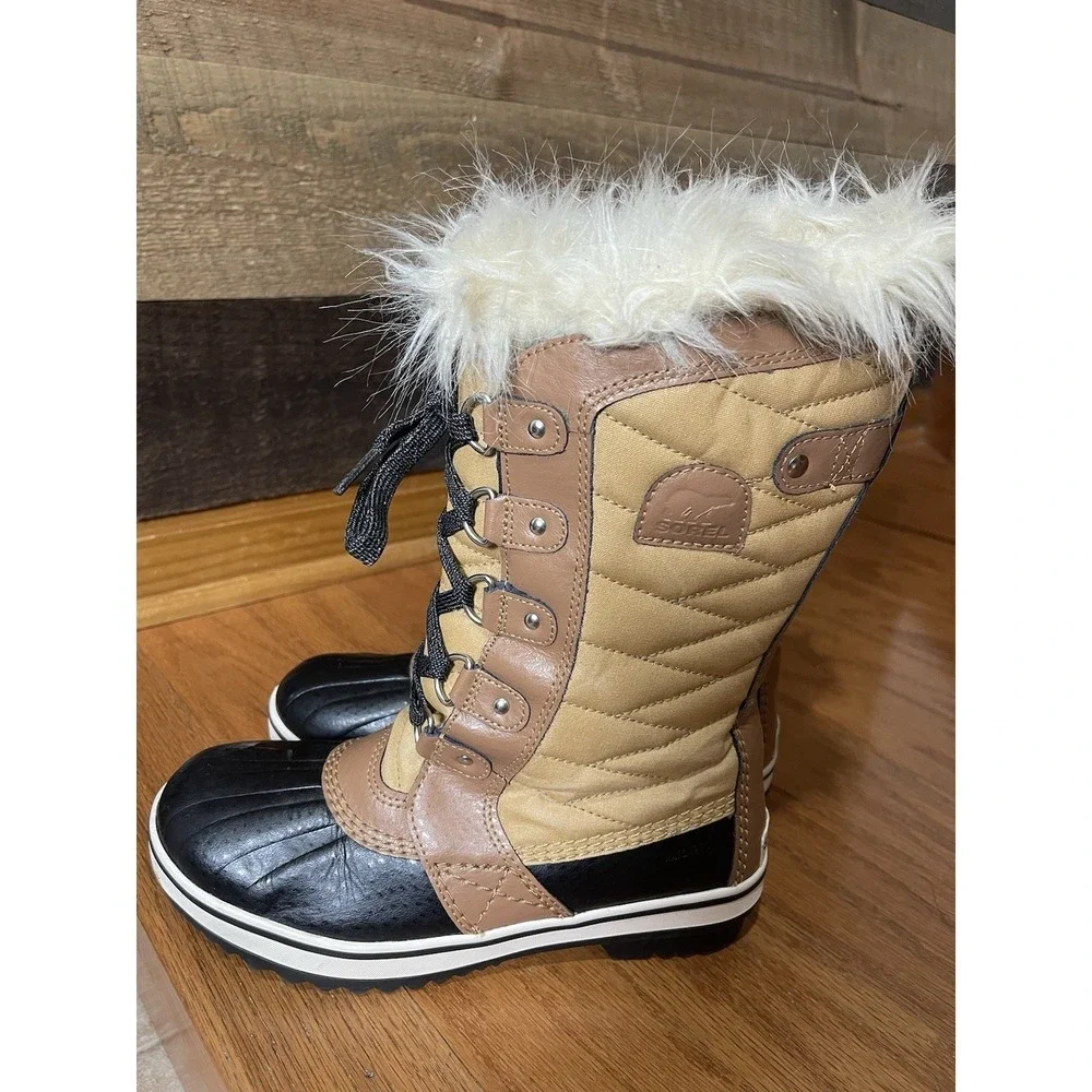 Sorel Tofino II Waterproof Boots Curry Fawn Women Size 5